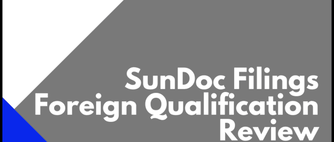 SunDoc Filings Foreign Qualification Review