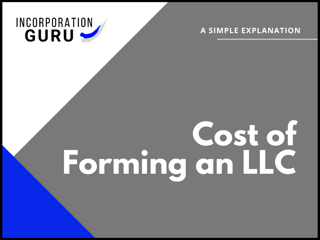 Cost of Forming an LLC